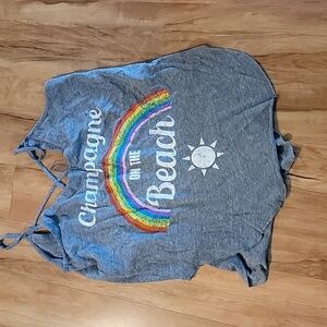 Womens gray tank top